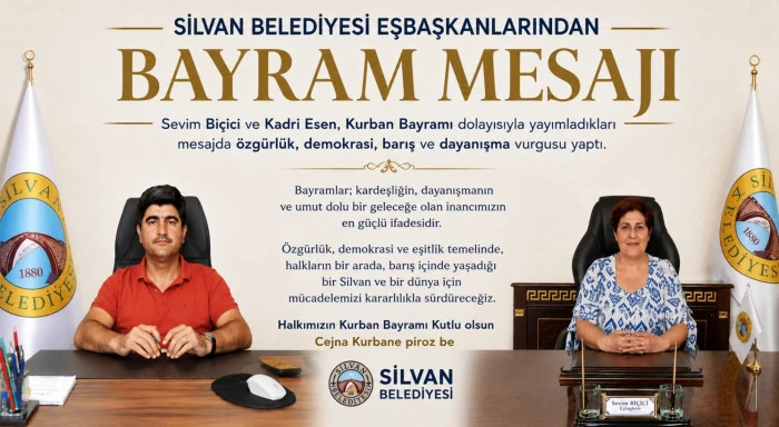 Silvan Belediyesi Eşbaşkanları