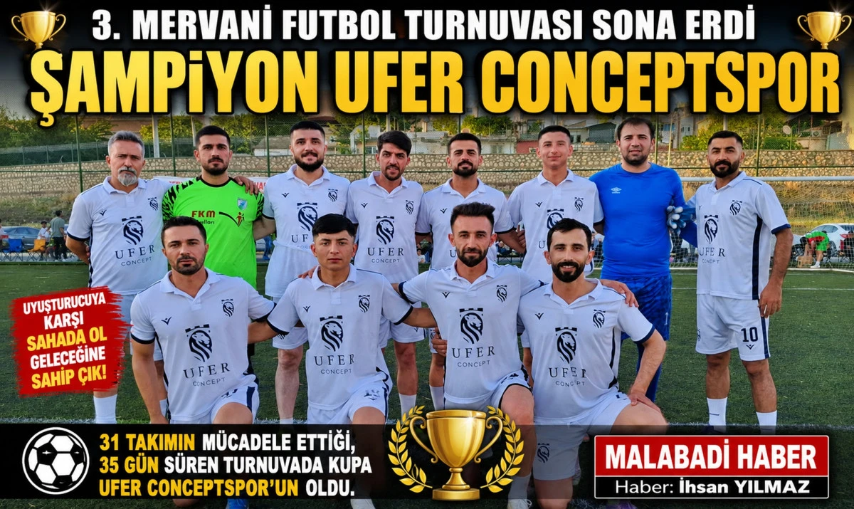 3. Mervani Futbol Turnuvası Final Ma&ccedil;ıyla Sona Erdi
