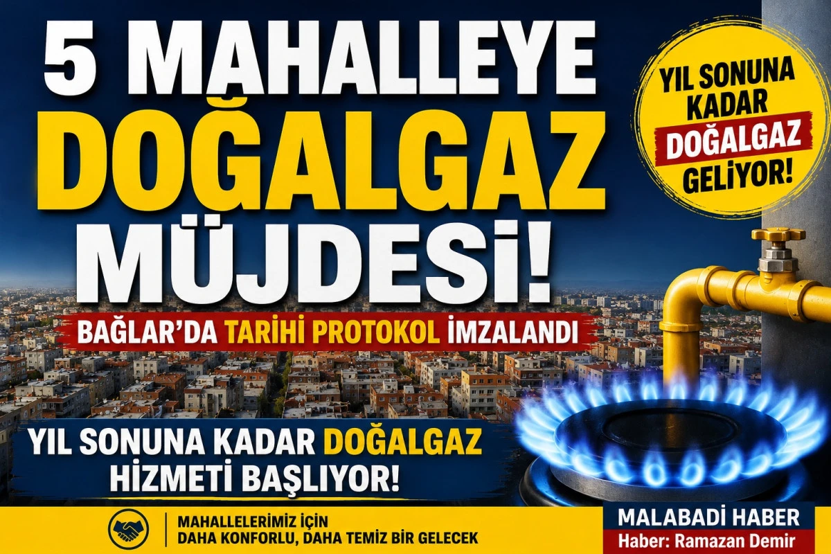 5 Mahalleye Doğalgaz M&uuml;jdesi