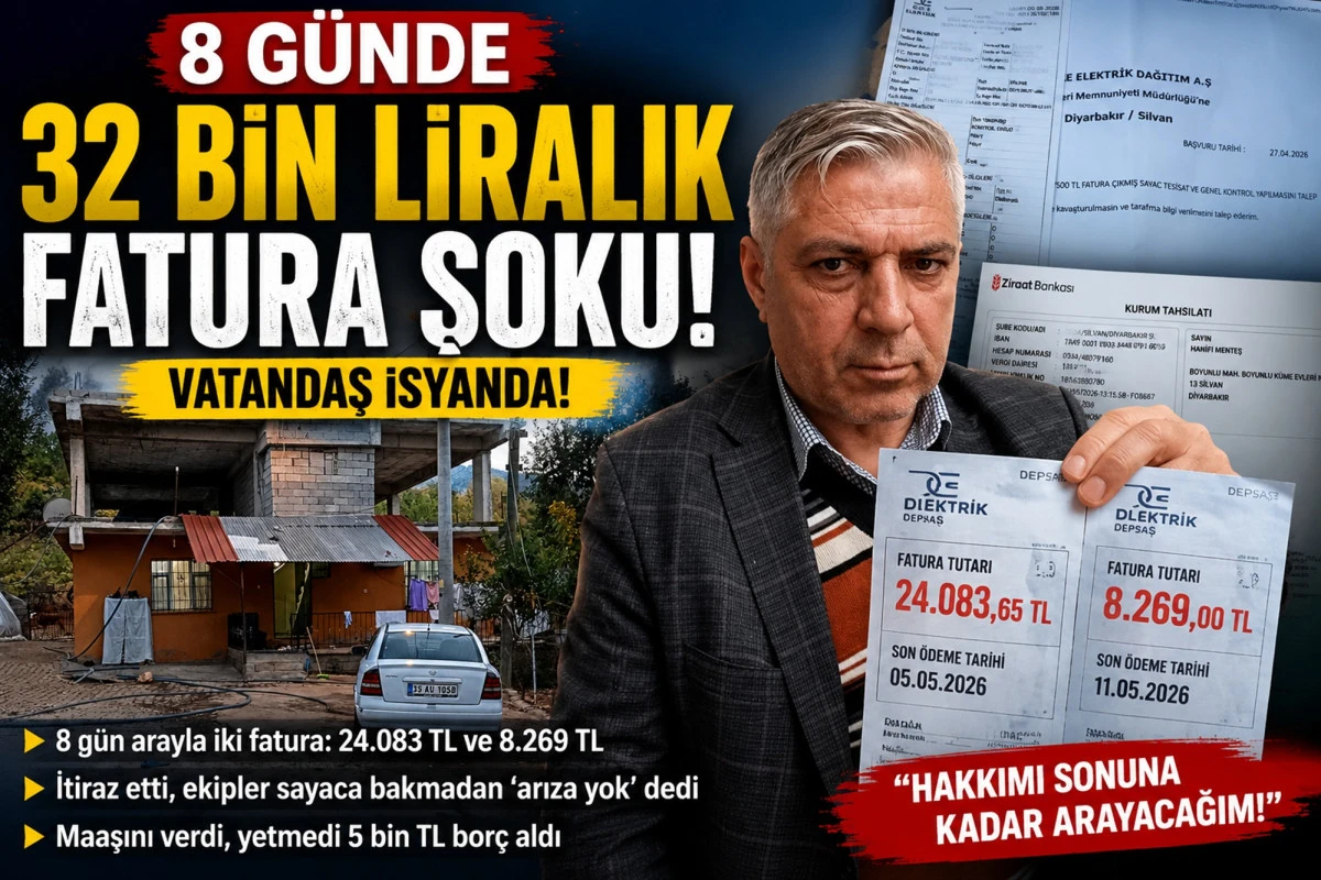 8 G&uuml;nde 32 Bin Liralık Elektrik Faturası Şoku!