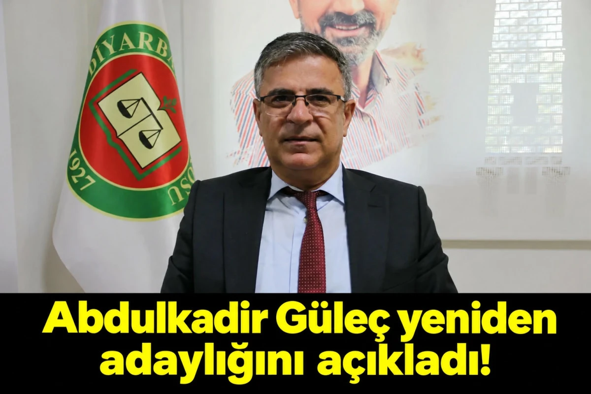Abdulkadir G&uuml;le&ccedil; yeniden adaylığını a&ccedil;ıkladı!