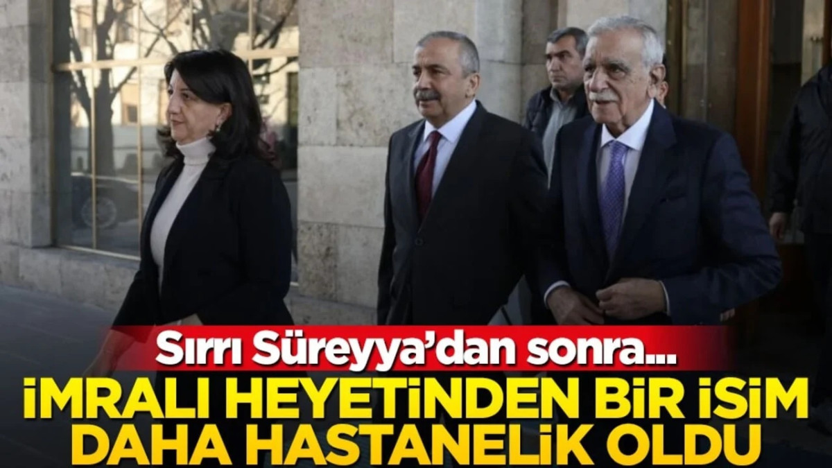 Ahmet Türk hastaneye kaldırıldı
