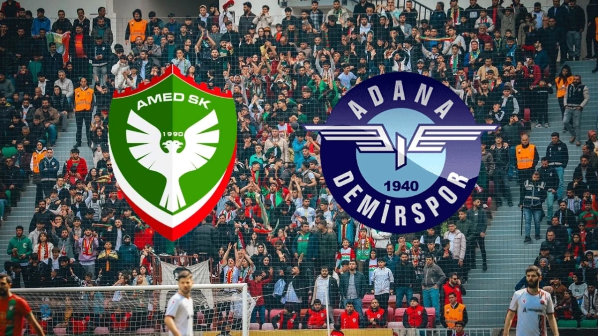 Amedspor Adana&rsquo;yı ağırlayacak: Ma&ccedil; pazar g&uuml;n&uuml;