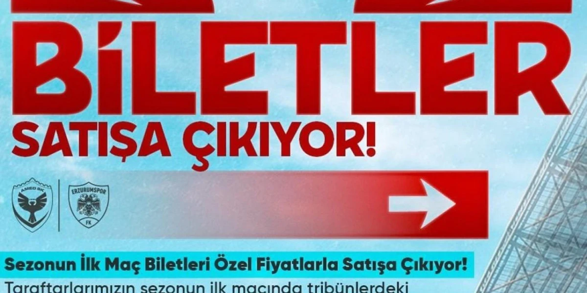 Amedspor biletleri yarın satışta