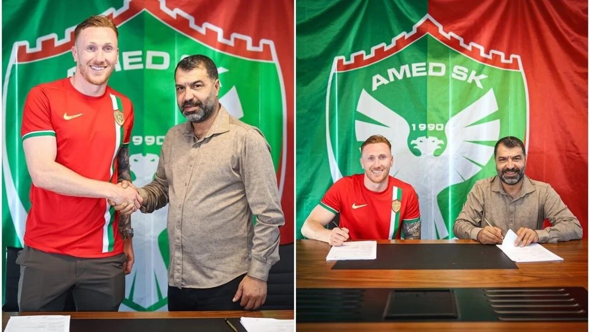 Amedspor, David Bates ile imzaları attı