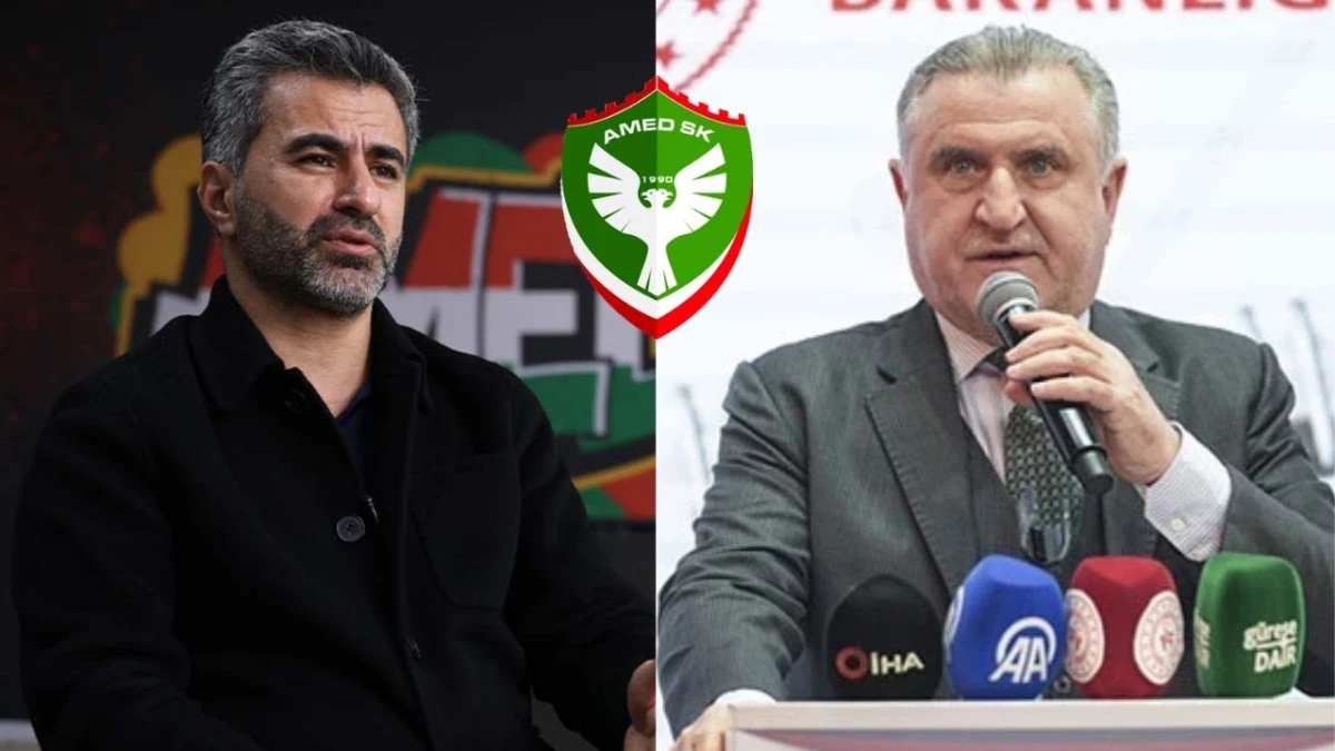 Amedspor y&ouml;netimi Bakan ile g&ouml;r&uuml;şt&uuml;: Kaygılıyız