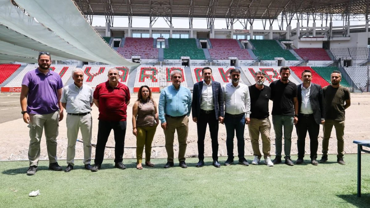 Amedspor yönetimi inceleme yaptı: Otopark için düzenleme