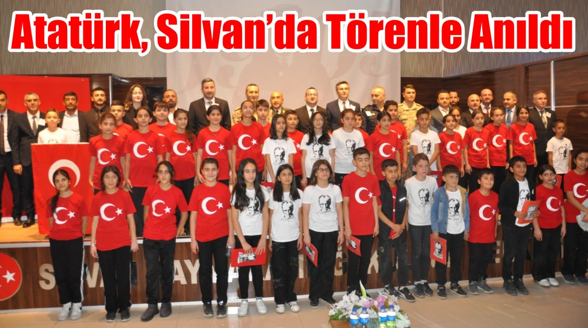 Atatürk, Silvan’da Törenle Anıldı