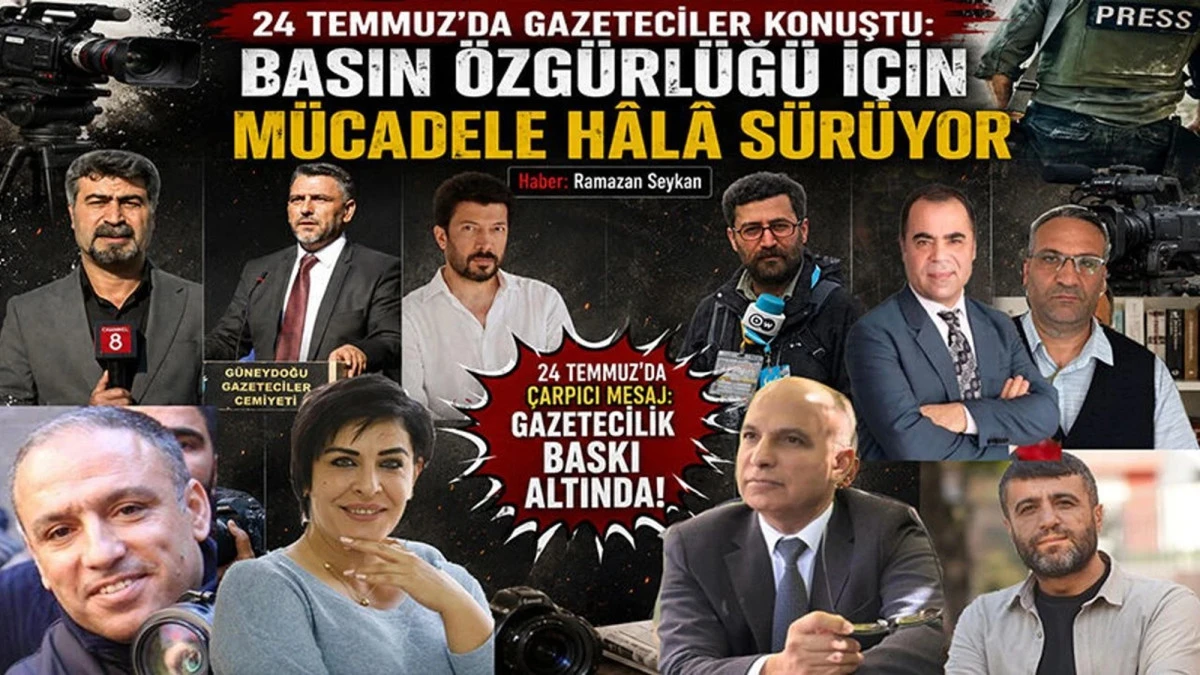 Basın &ouml;zg&uuml;rl&uuml;ğ&uuml; i&ccedil;in m&uuml;cadele h&acirc;l&acirc; s&uuml;r&uuml;yor