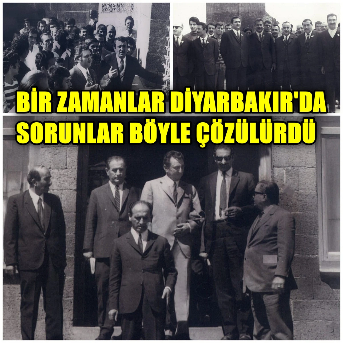 BİR ZAMANLAR DİYARBAKIR'DA SORUNLAR B&Ouml;YLE &Ccedil;&Ouml;Z&Uuml;L&Uuml;RD&Uuml;