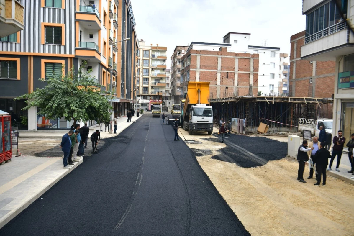 B&uuml;y&uuml;kşehir Belediyesi, Bismil&rsquo;de Akpınar Caddesi&rsquo;ni yeniliyor