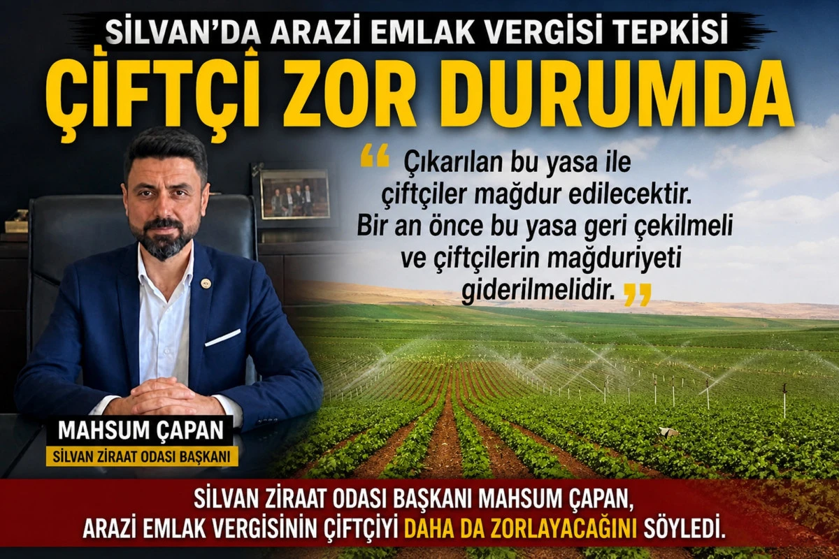 &Ccedil;apan: &ldquo;Arazi Emlak Vergisi &Ccedil;ift&ccedil;iyi Zor Duruma S&uuml;r&uuml;kl&uuml;yor&rdquo;