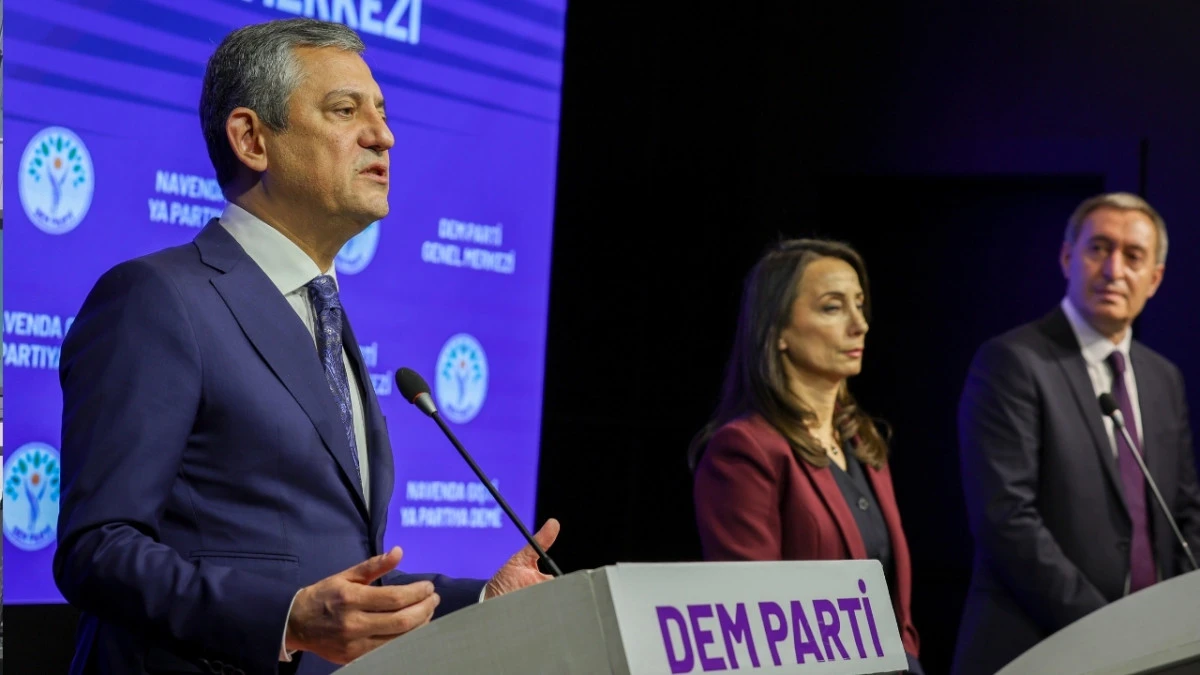 CHP ile DEM Parti bir araya geldi: Se&ccedil;im ve s&uuml;re&ccedil; vurgusu