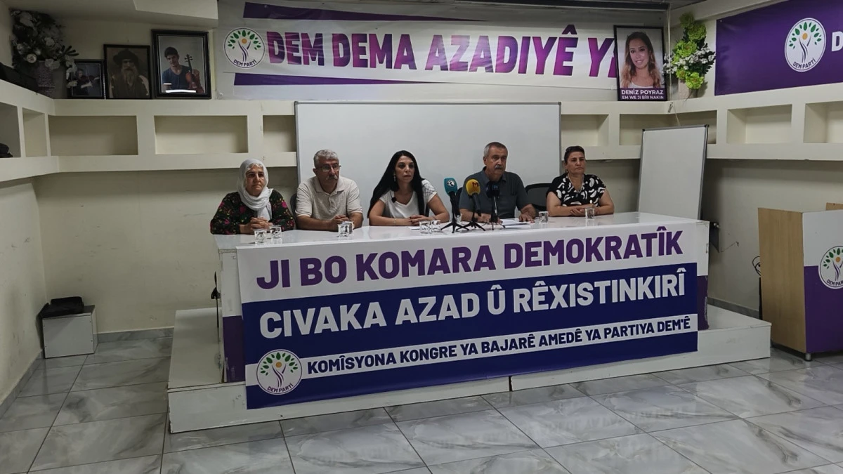 DEM Parti&rsquo;de 5. Olağan Kongre i&ccedil;in hazırlıklar başladı