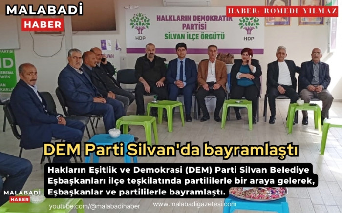 DEM Parti Silvan'da bayramlaştı