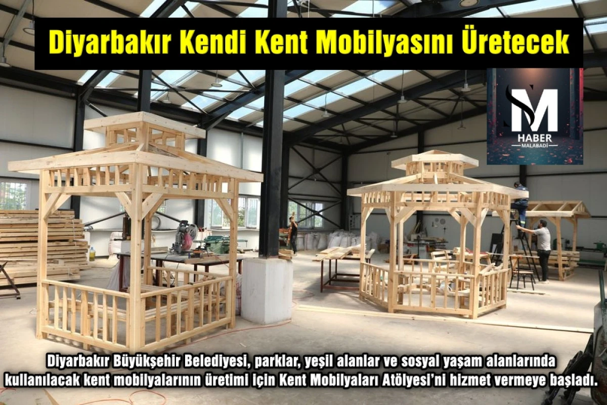 Diyarbakır Kendi Kent Mobilyasını &Uuml;retecek