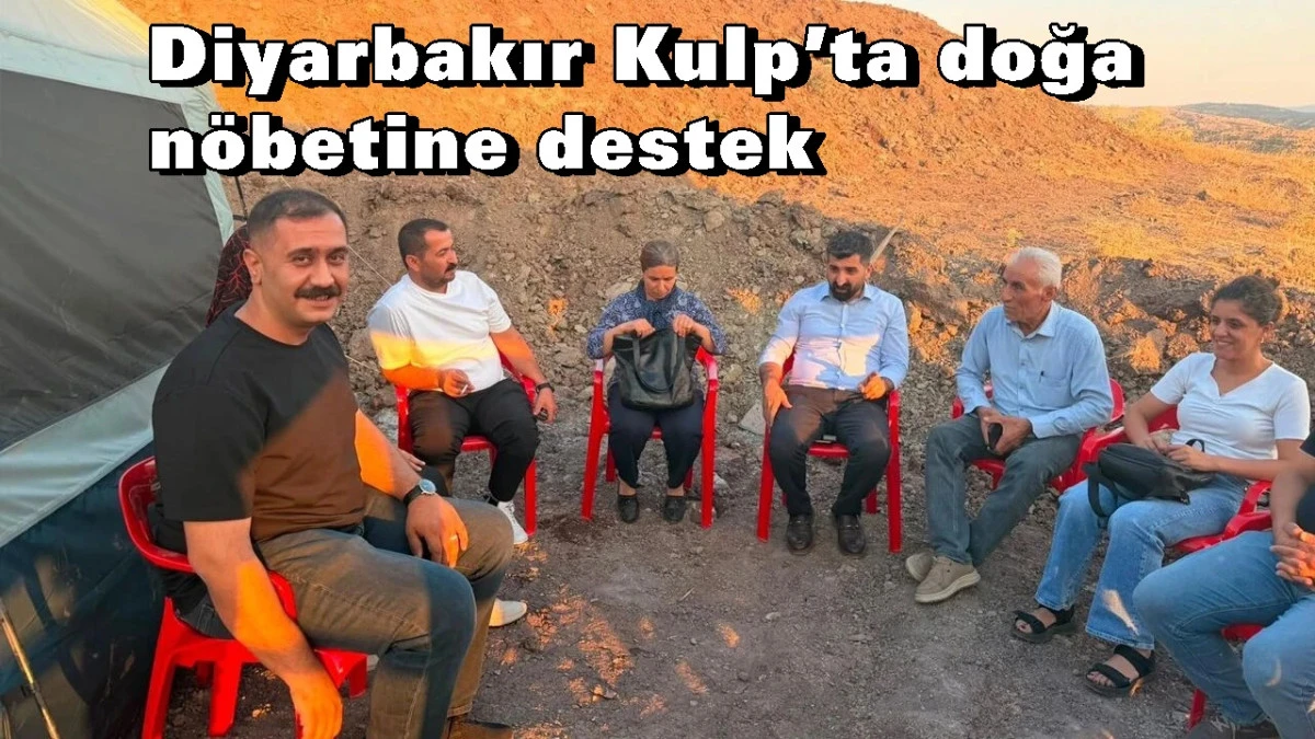 Diyarbakır Kulp&rsquo;ta doğa n&ouml;betine destek