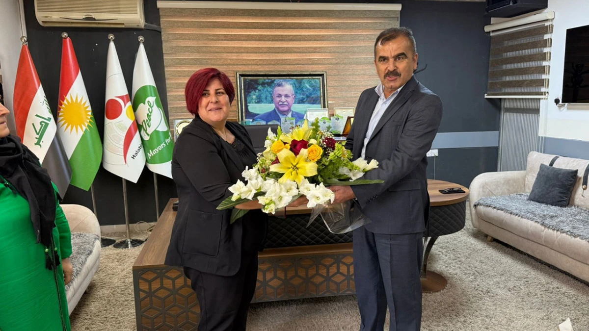 Diyarbakır Silvan’dan Halepçe’ye ziyaret