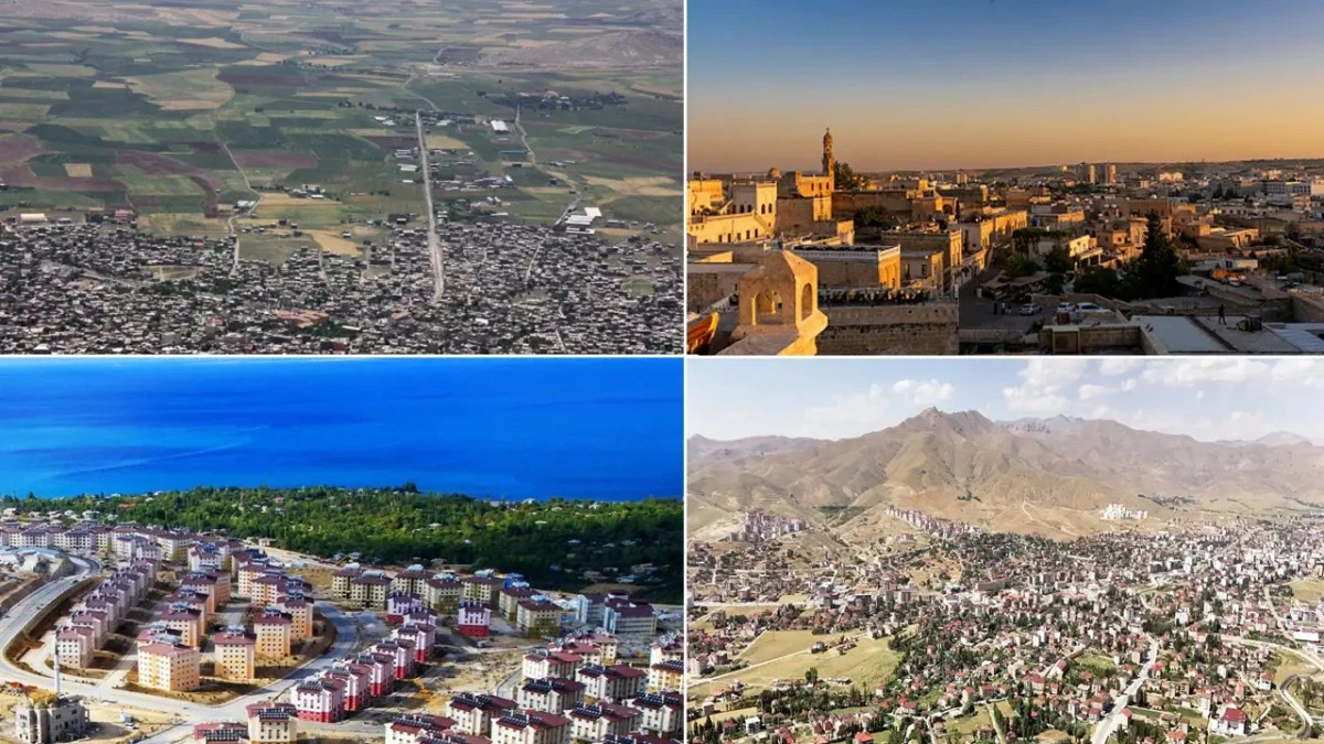 Diyarbakır ve b&ouml;lgeden il olması beklenen 5 il&ccedil;e