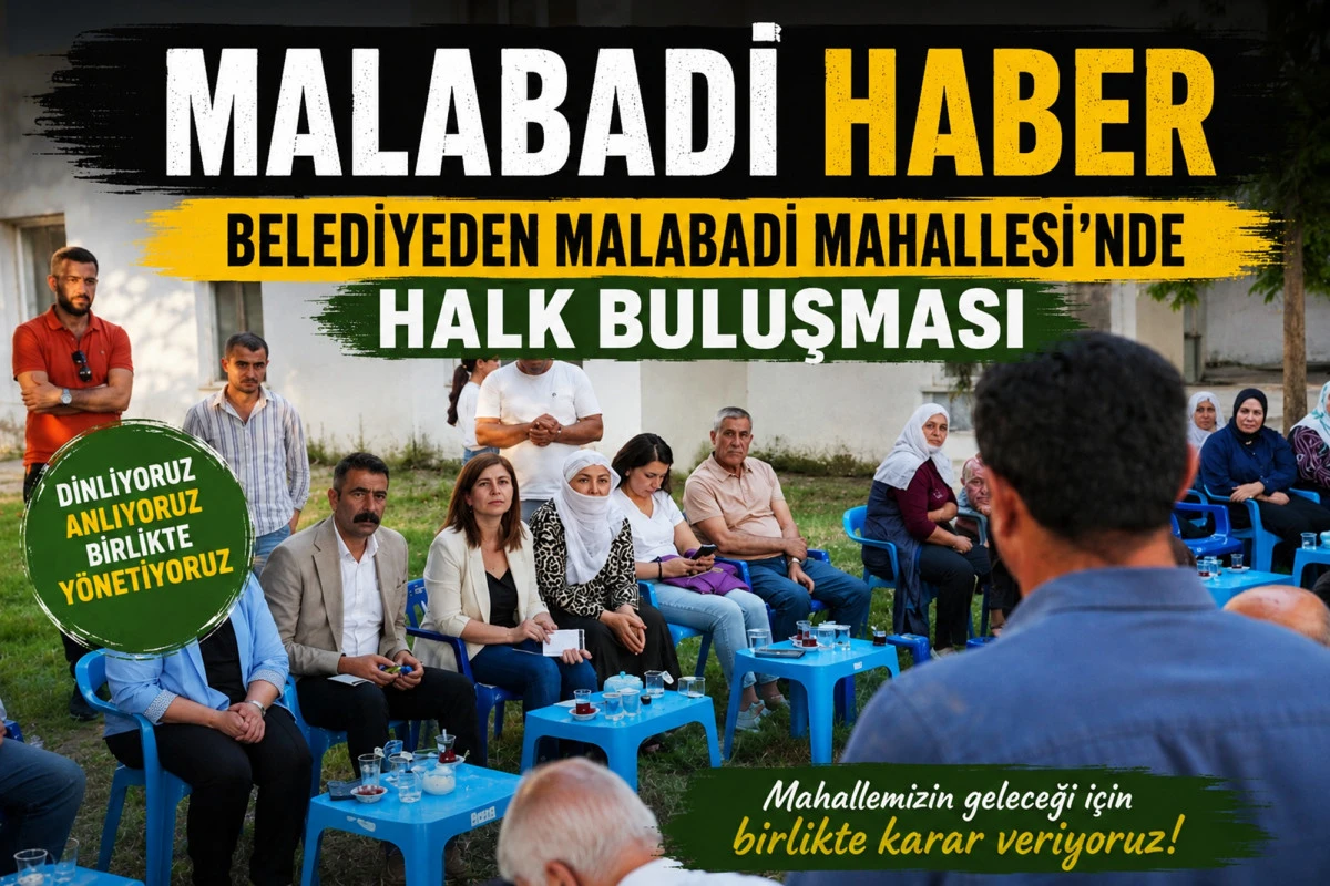 Diyarbakır&rsquo;da belediyeden Malabadi Mahallesi&rsquo;nde halk buluşması