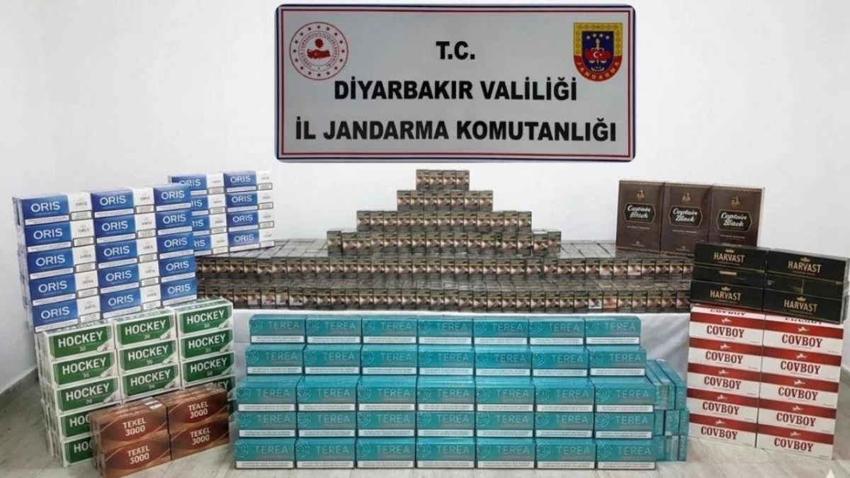 Diyarbakır&rsquo;da binlerce ka&ccedil;ak &uuml;r&uuml;ne el konuldu: 73 ş&uuml;pheliye işlem
