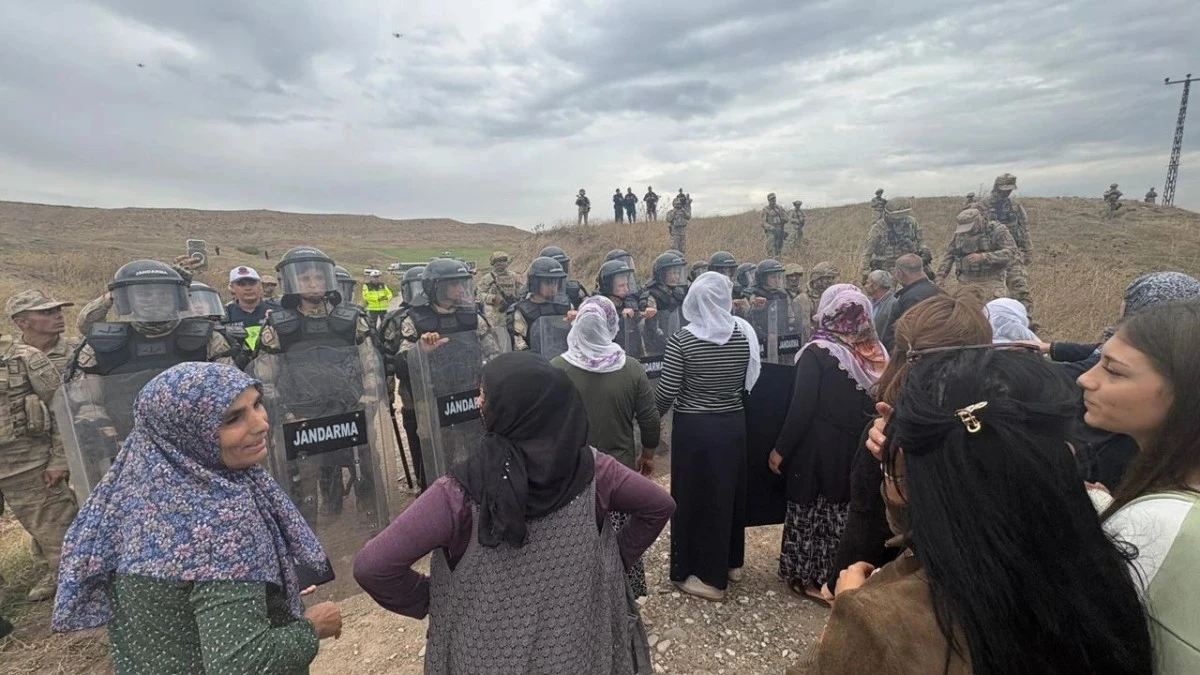 Diyarbakır&rsquo;da GES protestosu