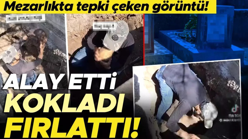 Diyarbakır’da mezarlıkta tepki çeken görüntü! Kabirden çıkardığı kemikleri fırlattı... Sosyal medyadan paylaştı