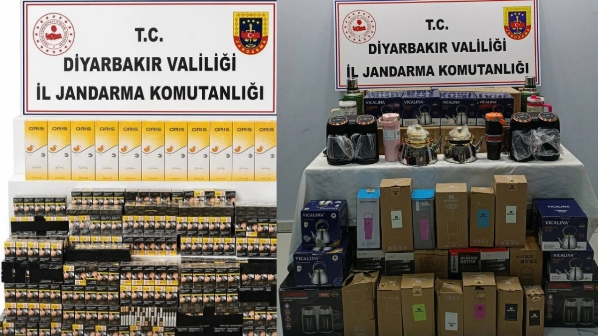Diyarbakır&rsquo;da on binlerce ka&ccedil;ak &uuml;r&uuml;n ele ge&ccedil;irildi