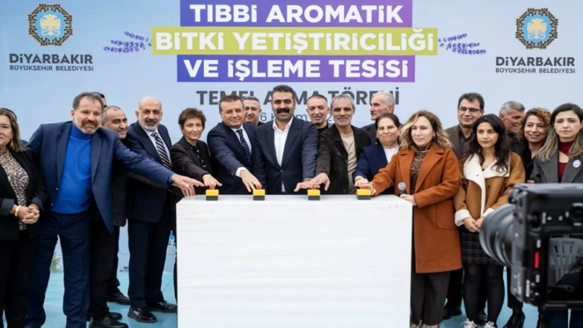 Diyarbakır’da Tıbbi Aromatik Bitki Tesisi’nin temeli atıldı