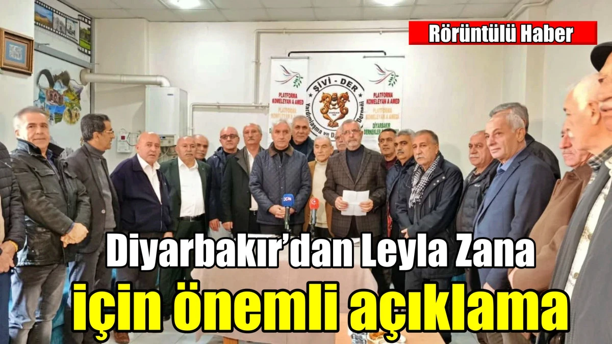 Diyarbakır&rsquo;dan Leyla Zana i&ccedil;in &ouml;nemli a&ccedil;ıklama