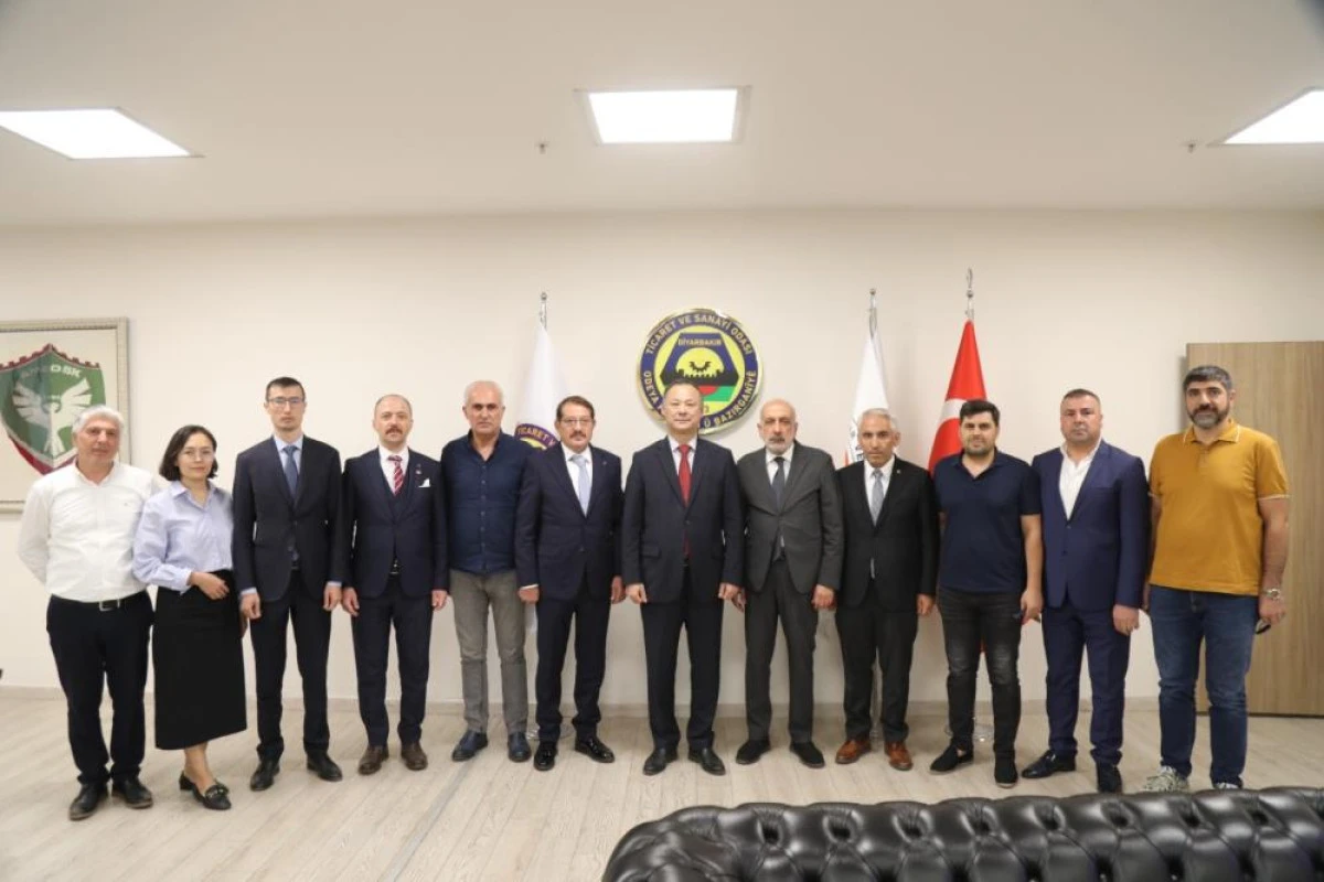 DTSO&rsquo;da Kırgızistan zirvesi: Diyarbakırlı iş insanlarına yatırım &ccedil;ağrısı