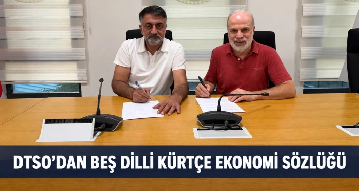 DTSO&rsquo;dan beş dilli K&uuml;rt&ccedil;e ekonomi s&ouml;zl&uuml;ğ&uuml;