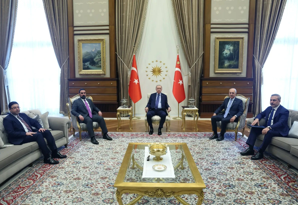 Erdoğan, Irak Parlamentosu Başkanı Halbusi ile bir araya geldi