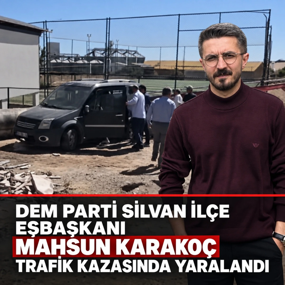 Eşbaşkanı Karako&ccedil; Trafik Kazasında Yaralandı