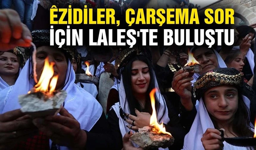 Êzidiler, Çarşema Sor için Laleş'te buluştu