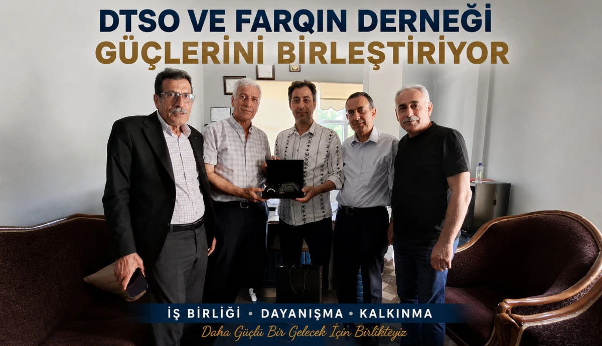 Farqin Silvanlılar Derneği'nden DTSO Silvan Temsilciliği'ne Anlamlı Ziyaret