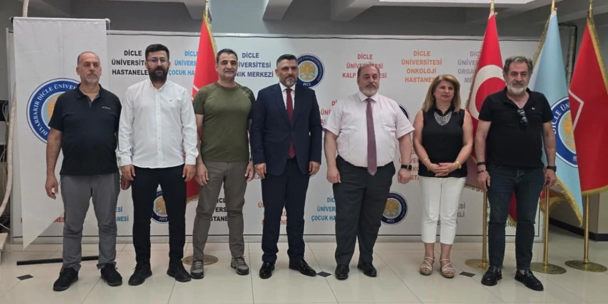 GGC&rsquo;den Dicle &Uuml;niversitesi Başhekimi Kırbaş&rsquo;a Ziyaret