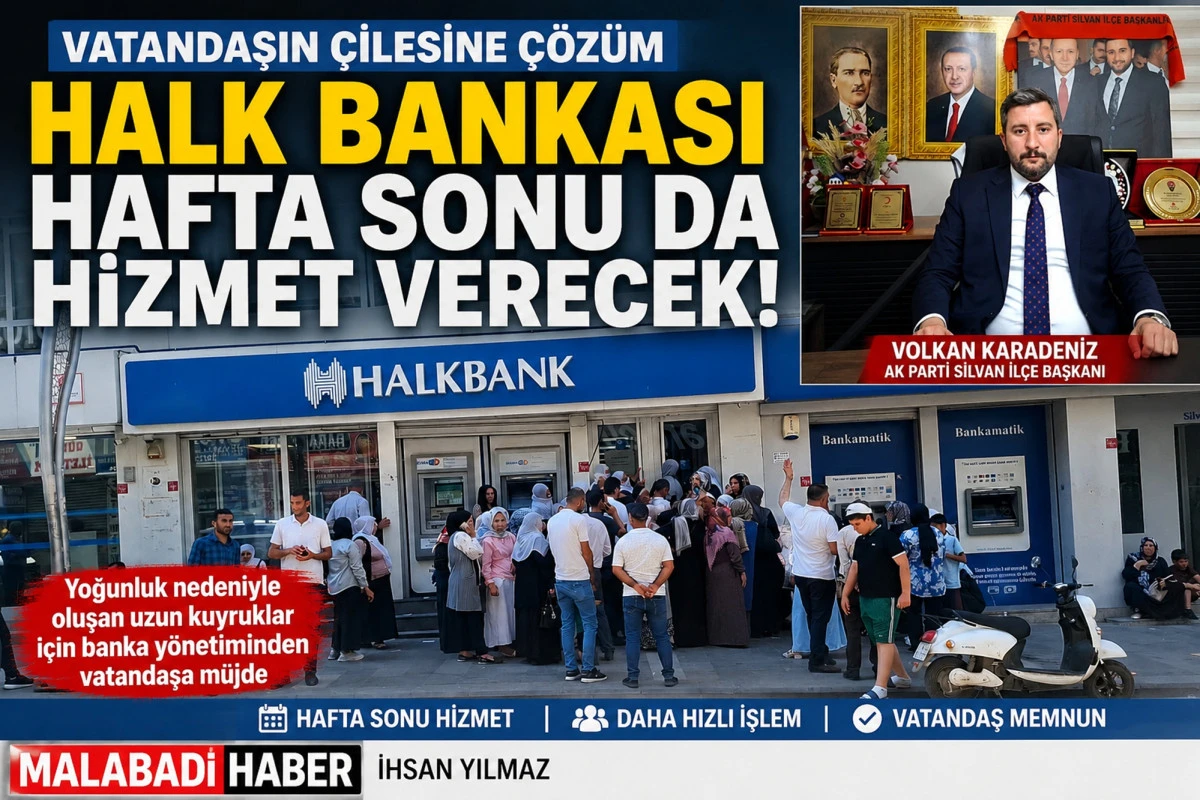 Halk Bankası Hafta Sonu da Hizmet Verecek