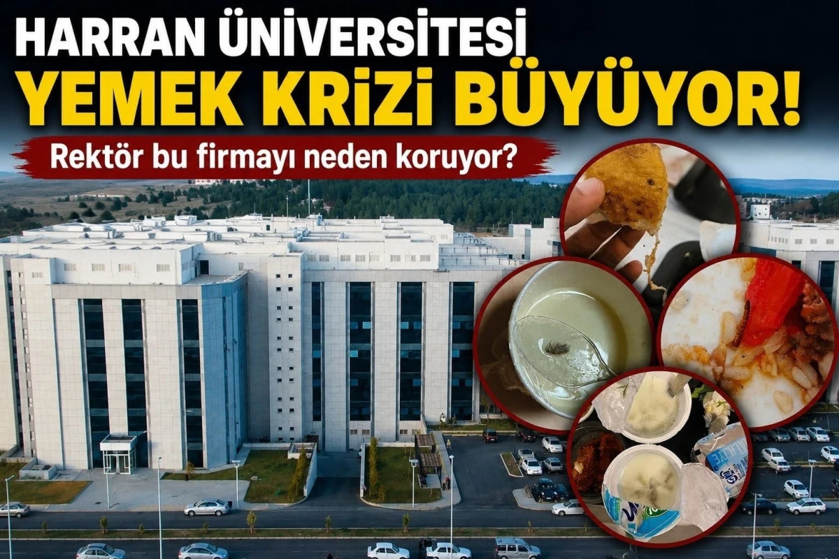 Harran &Uuml;niversitesi Hastanesi'nde Yemek Krizi B&uuml;y&uuml;yor: G&ouml;zler Rekt&ouml;rl&uuml;kte