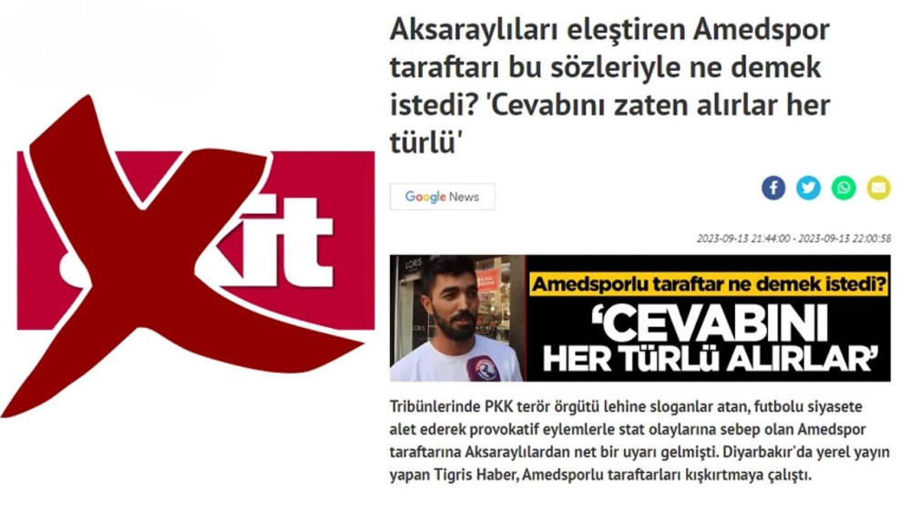 Hedef gösterilen Tigris Haber, Akit’i kınadı