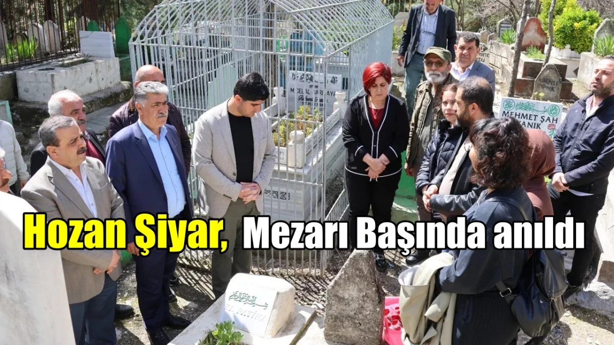 Hozan Şiyar, Mezarı Başında anıldı