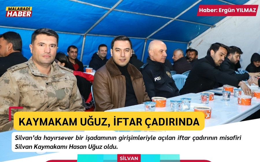 Kaymakam Uğuz, iftar çadırında