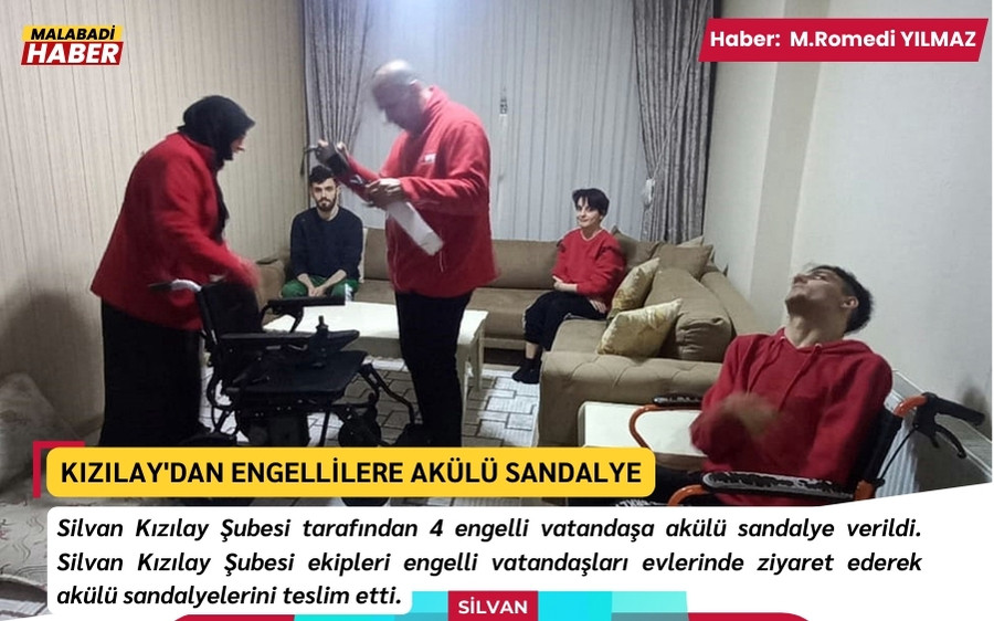 Kızılay'dan Engellilere Akülü Sandalye