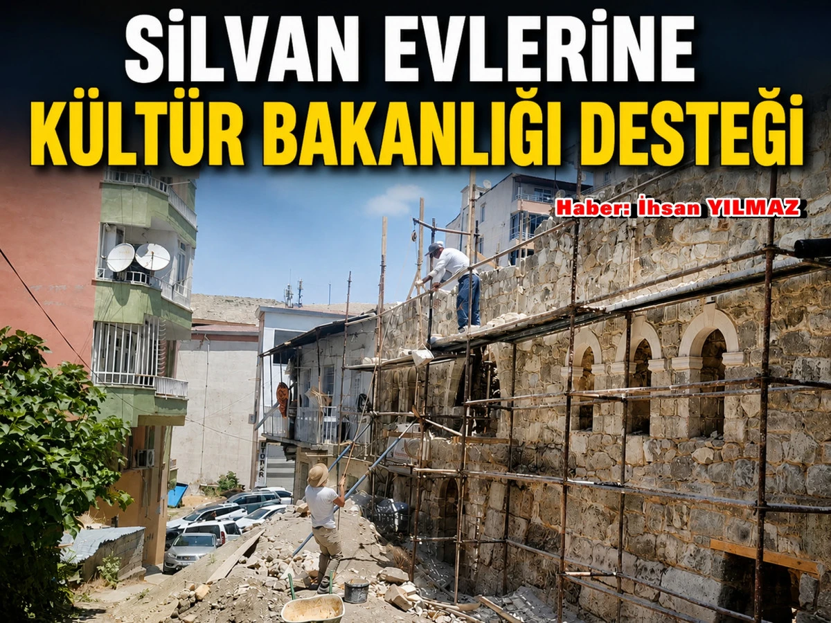 K&uuml;lt&uuml;r ve Turizm Bakanlığı Desteğiyle Tarihi Silvan Evi Ayağa Kalkıyor