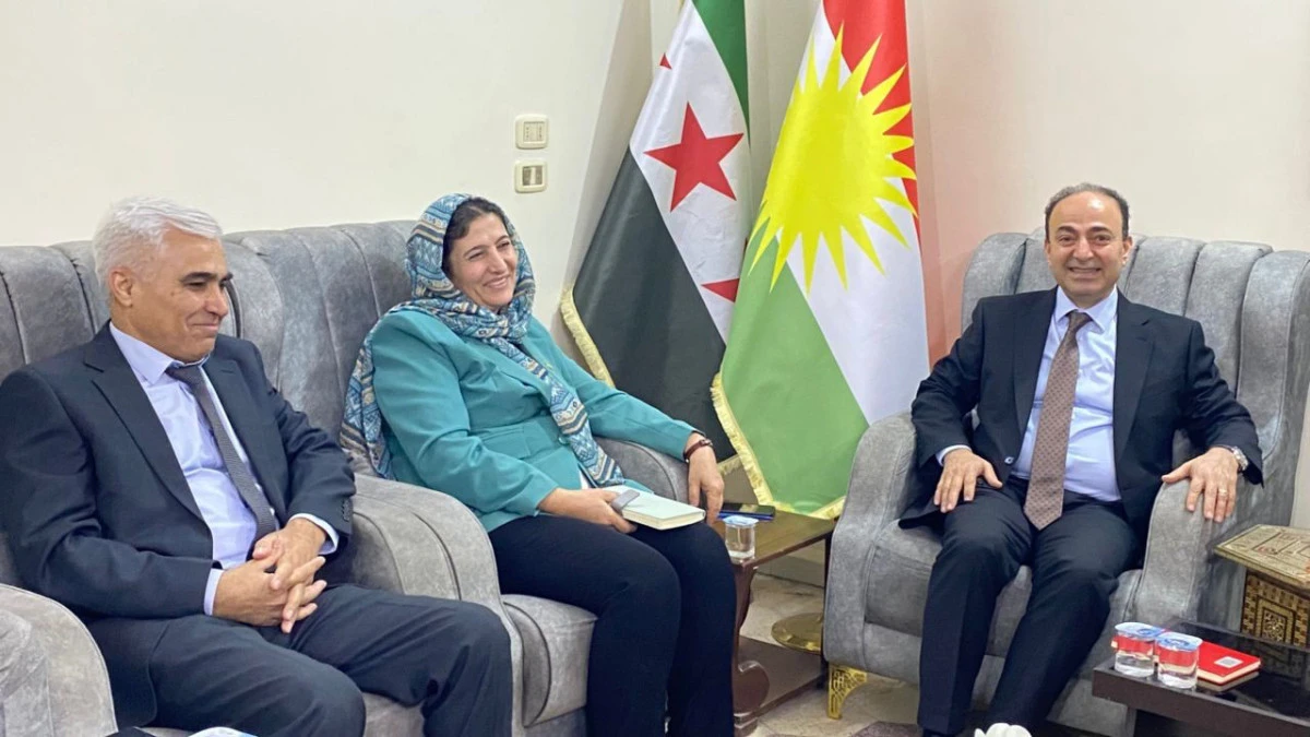 Osman Baydemir’den ENKS’ye ziyaret