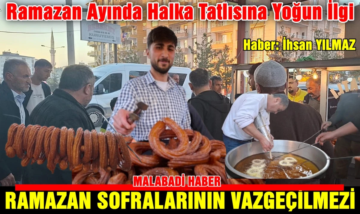 Ramazan Ayında Halka Tatlısına Yoğun İlgi