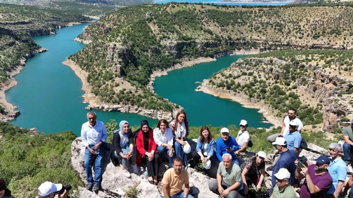 Serra Bucak, Diyarbakır’daki büyülü kanyona gitti