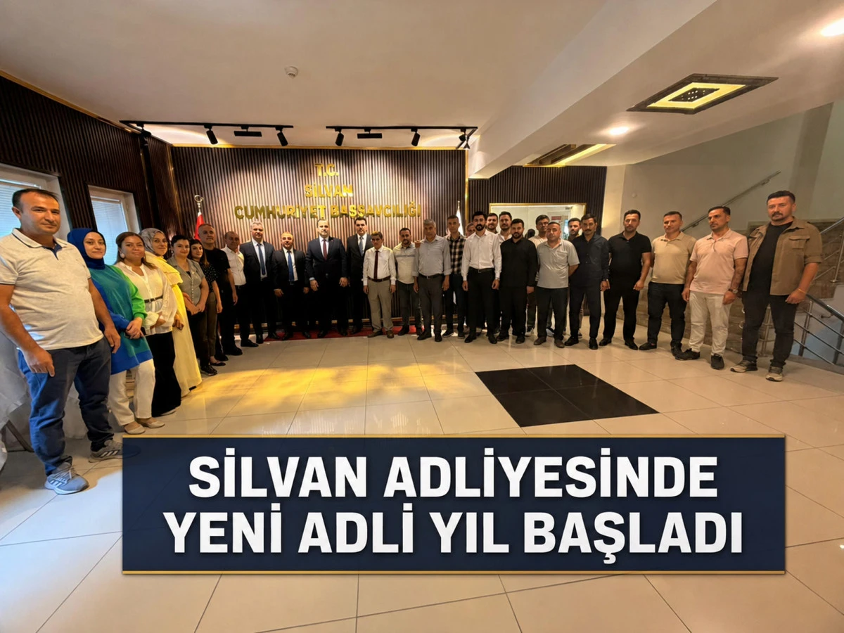 Silvan Adliyesinde Yeni Adli Yıl Başladı