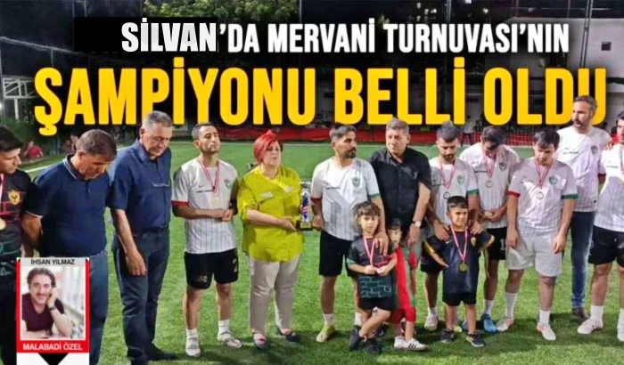 Silvan Belediyesi Mervani Futbol Turnuvası Sona Erdi