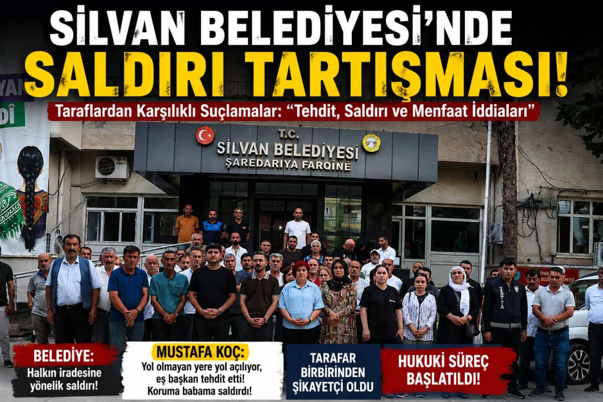 Silvan Belediyesi'ndeki Gerginlikte Taraflardan Karşılıklı A&ccedil;ıklamalar